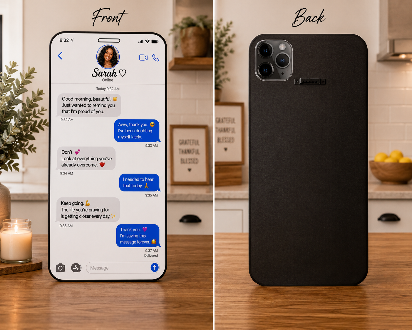 Personalized Text Message Wall Art | Custom Phone Conversation Sign | First Date Texts Gift | Personalized Couple Wall