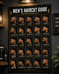 💈 MEN’S HAIRCUT GUIDE – 25 POPULAR STYLES
Give your barbershop a professional upgrade while making haircut consultations easier.
