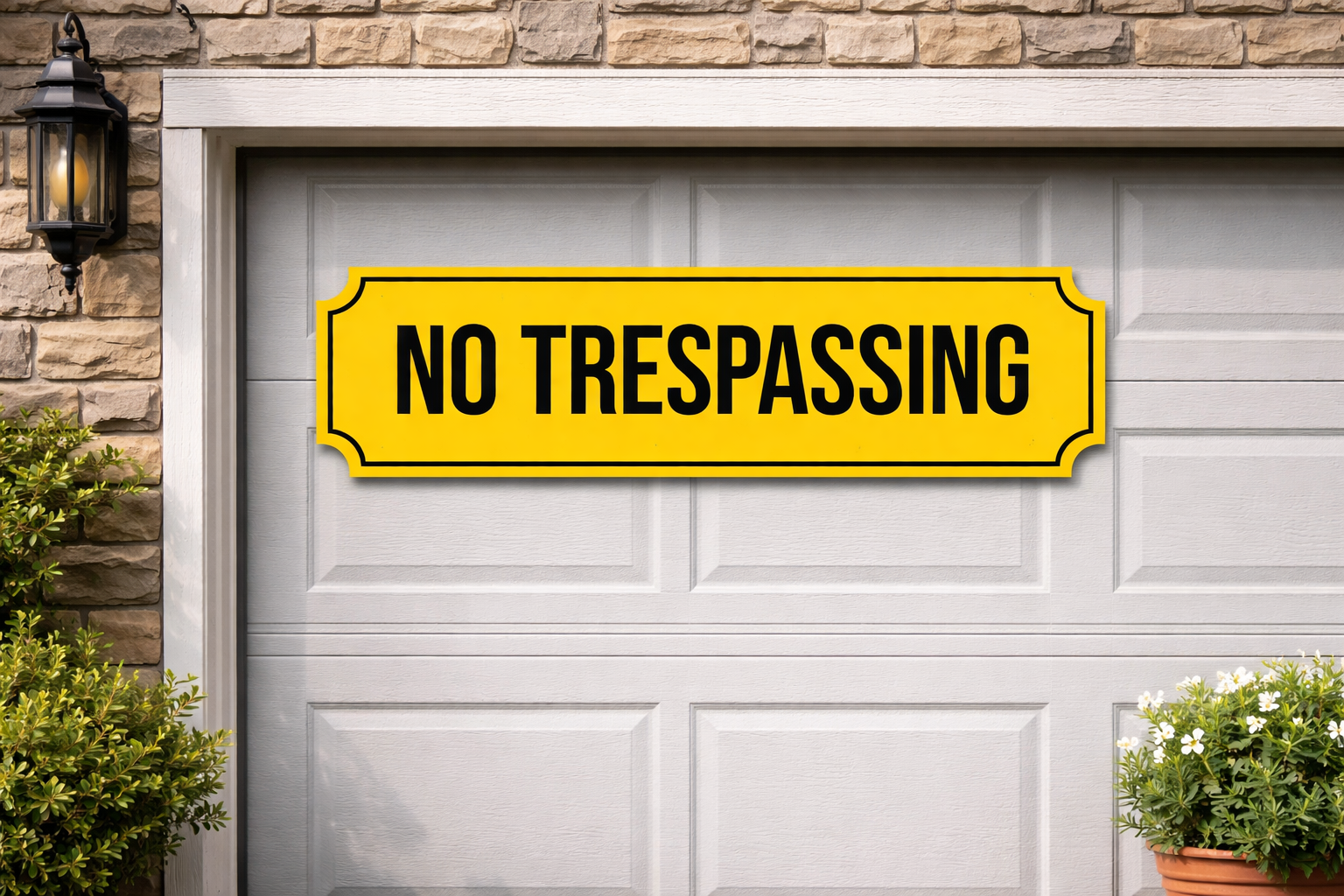 No Trespassing Signs – Multiple Styles & Colors | Outdoor Property Warning Signs or 4x11)