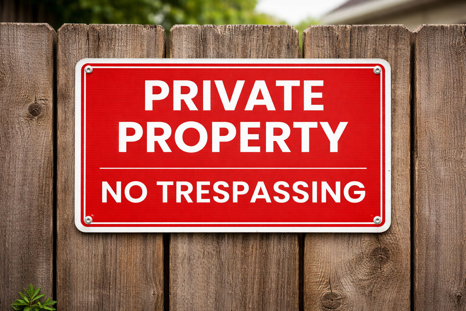 Private Property No Trespassing Signs – Multi-Color Set | Durable Outdoor Warning Signs (6x9