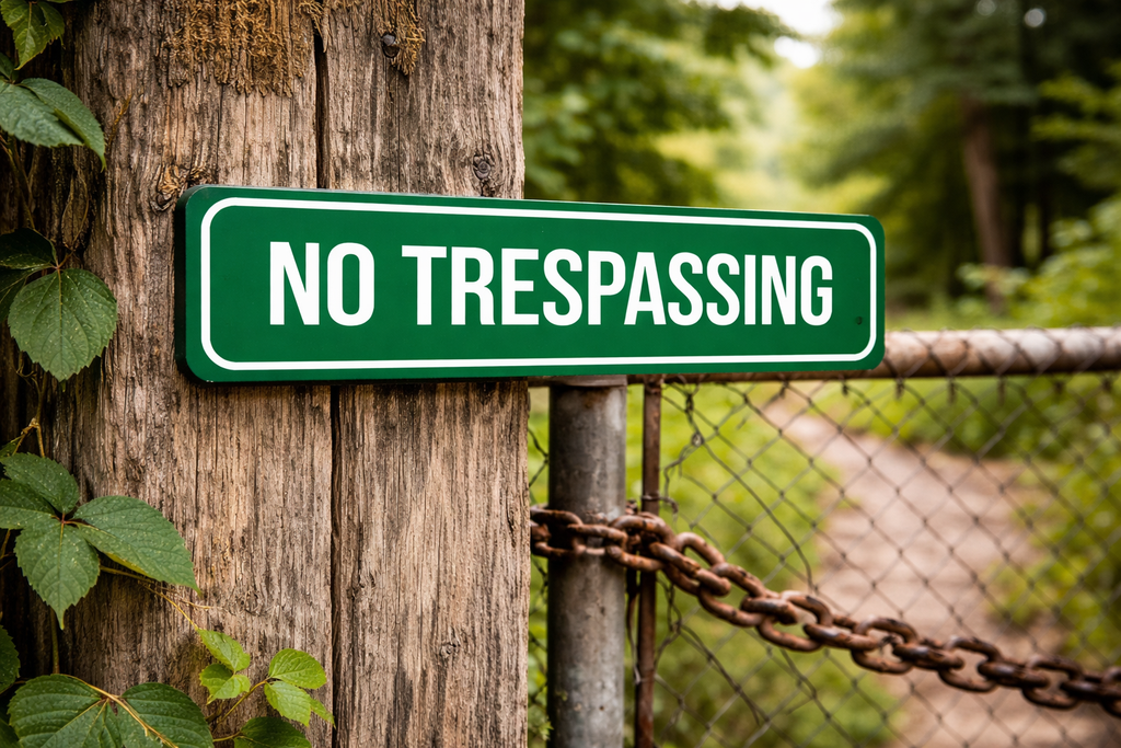 No Trespassing Signs – Multiple Styles & Colors | Outdoor Property Warning Signs or 4x11)