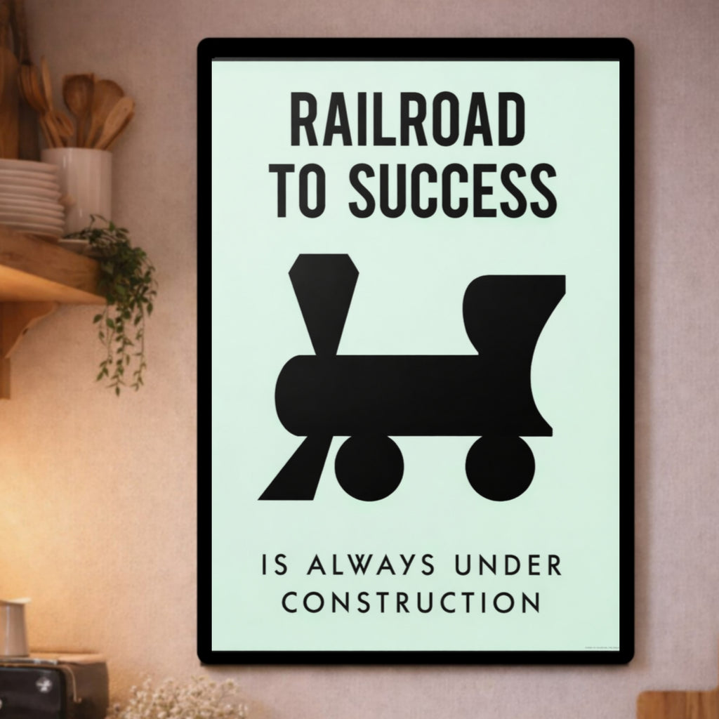 Drown Your Doubt Wall Art – Motivational Success 13x19in Laminated Print| Entrepreneur Mindset Decor | Office Inspiration Sign