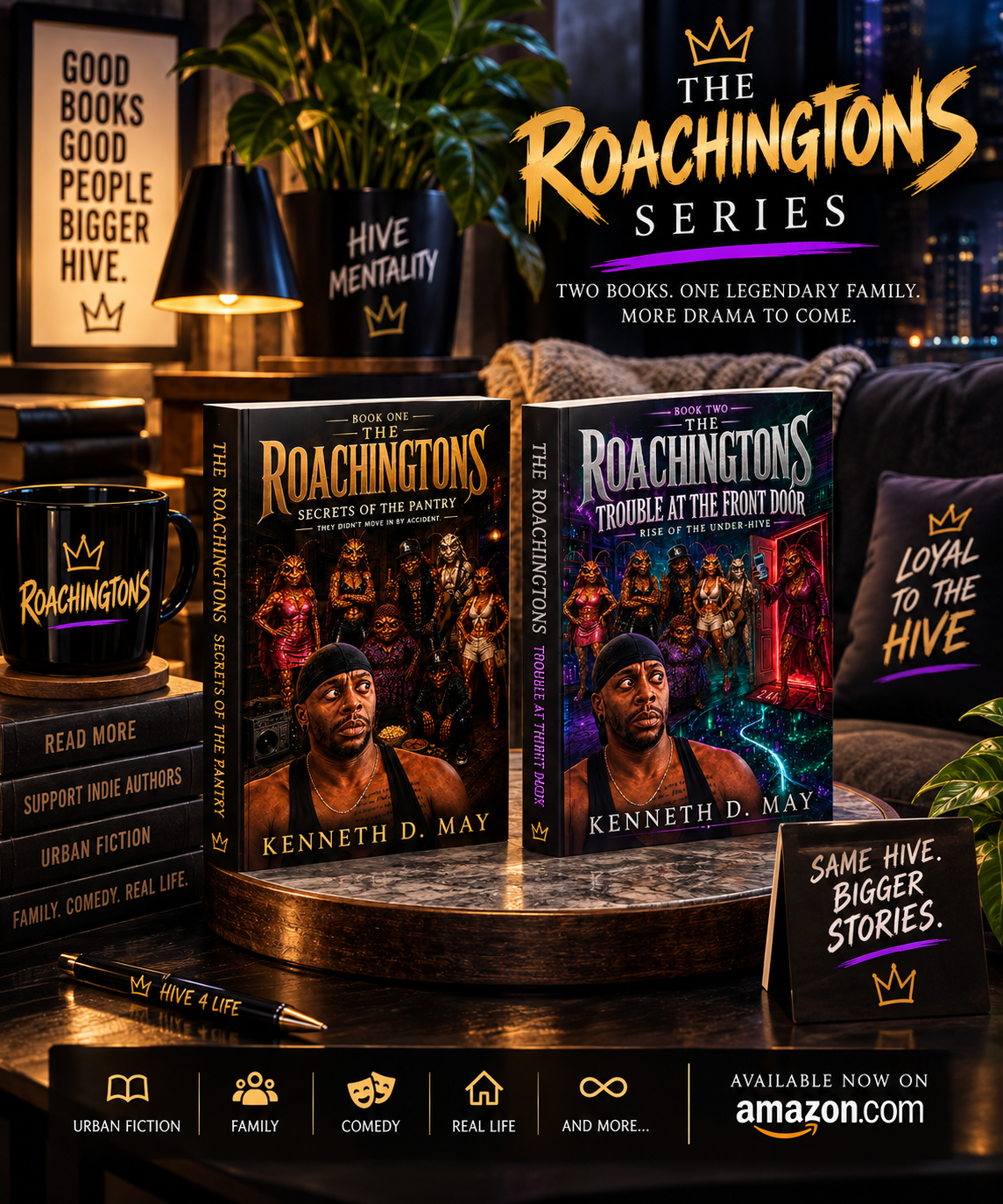 The Roachingtons Book Series | Books 1 & 2 Bundle – Secrets of the Pantry + Trouble at the Front Door