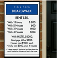 Boardwalk Title Deed Monopoly Laminated Print– Classic Game Inspired Wall Art | 13x19 Laminated Print