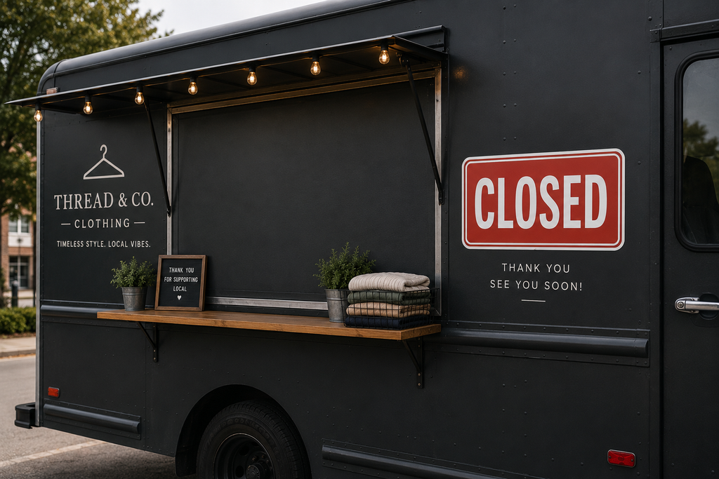 Open Closed Signs | 6x12 Laminated Business Door Signs | Glossy Storefront Decor | Modern Shop Signs